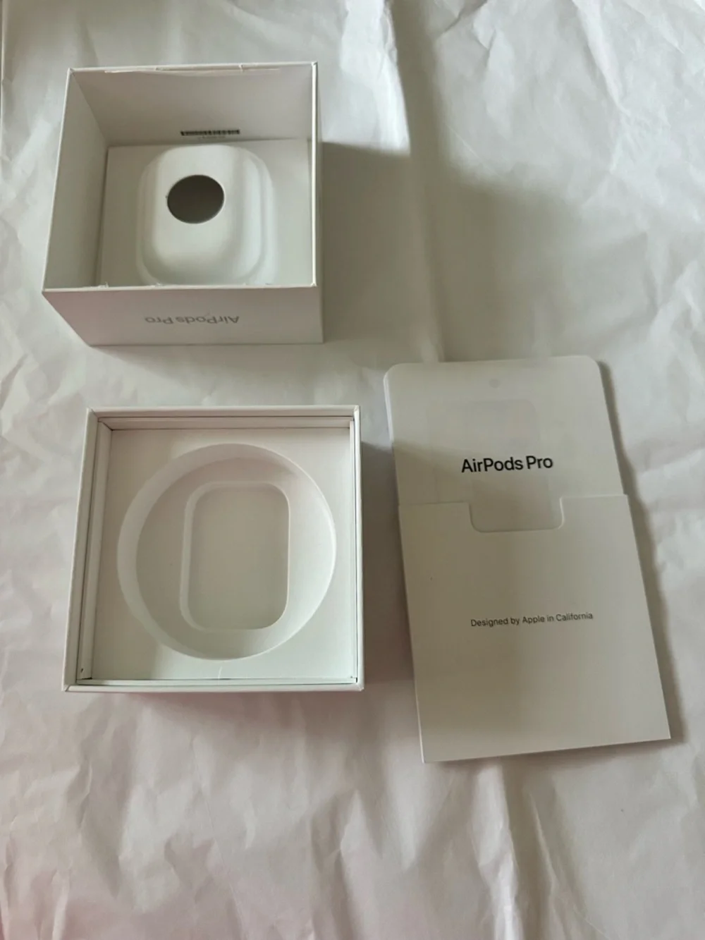 Empty Authentic Apple AirPods Pro Box and manual ONLY